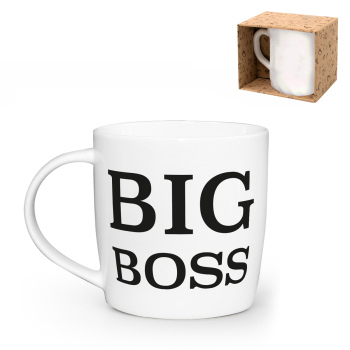 Чашка 360 мл BIG BOSS бочка + подарункова коробка Kvarta Чашка 360 мл BIG BOSS бочка + подарункова коробка Kvarta