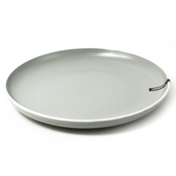 Обідня тарілка Ardesto Cremona Dusty grey 26см сіра AR2926GRC