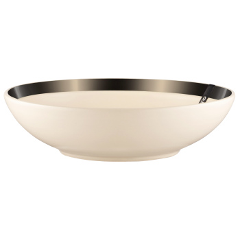 Тарілка супова Ardesto Liguria Cream, 20см, кераміка, кремовий