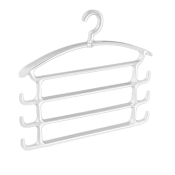 Вішак для одягу на 4 яруси DÜNYA білий 05211-DN-white