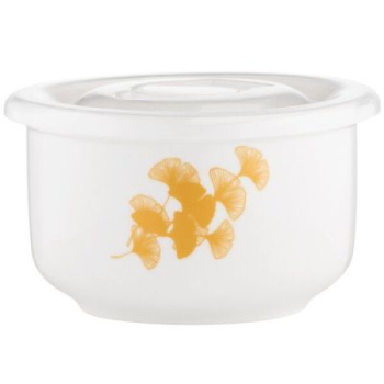 Салатник з кришкою Ardesto Sunny day, 10см, порцеляна, білий Салатник з кришкою Ardesto Sunny day, 10см, порцеляна, білий