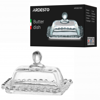 Маслянка ARDESTO, 11х7см, скло, прозорий Маслянка ARDESTO, 11х7см, скло, прозорий