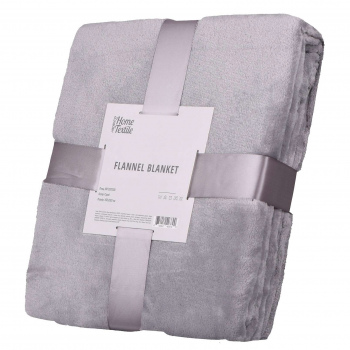 Плед Ardesto Flannel, 160х200см, 100% поліестер, сірий Плед Ardesto Flannel, 160х200см, 100% поліестер, сірий