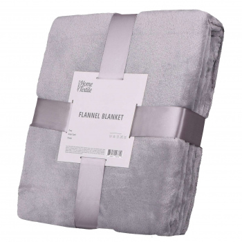 Плед Ardesto Flannel, 200х220см, 100% поліестер, сірий Плед Ardesto Flannel, 200х220см, 100% поліестер, сірий