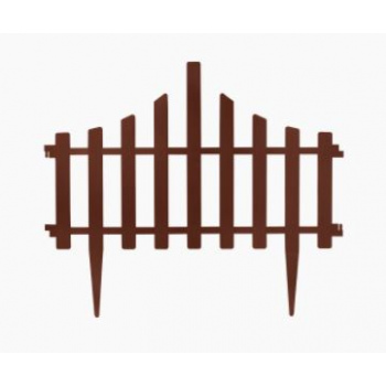Огорожа садова Алеана Парканчик 64*1*55см коричневий 114042-2