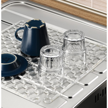 Універсальний квадратний килимок для мийки та морозильної камери REDROSE Glassy 32*32см Універсальний квадратний килимок для мийки та морозильної камери REDROSE Glassy 32*32см