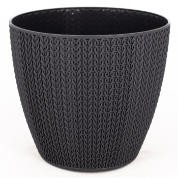 Декоративний вазон SERINOVA SUMELA Anthracite 1,4л