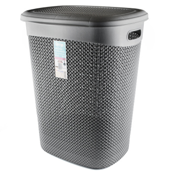 Корзина для білизни UCSAN DROP Grey 52л