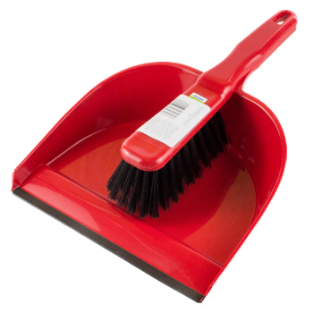 Совок для сміття з щіткою KONEX ECONEX Red