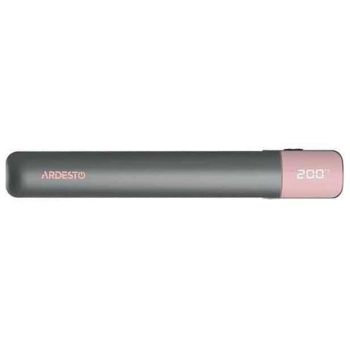Випрямляч ARDESTO Pink Touch, 50Вт, 160- 200C, акумуляторний, кераміка, USB-C - USB-A, сірий+рожевий Випрямляч ARDESTO Pink Touch, 50Вт, 160- 200C, акумуляторний, кераміка, USB-C - USB-A, сірий+рожевий