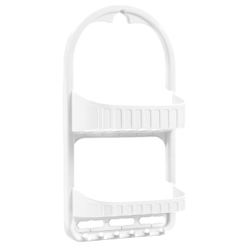 Настінна полиця для ванної кімнати DÜNYA White 12*27*50см