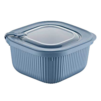 Контейнер харчовий DUNYA MicroLine 1800мл синій 30903-DN-dark-blue Контейнер харчовий DUNYA MicroLine 1800мл синій 30903-DN-dark-blue