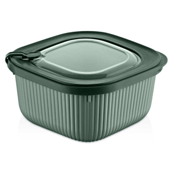 Контейнер харчовий DUNYA MicroLine 1800мл зелений 30903-DN-dark-green Контейнер харчовий DUNYA MicroLine 1800мл зелений 30903-DN-dark-green