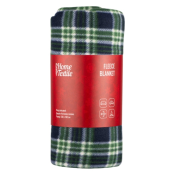 Плед ARDESTO Fleece 130x160см, 100% поліестер, клітинка, зелений Плед ARDESTO Fleece 130x160см, 100% поліестер, клітинка, зелений