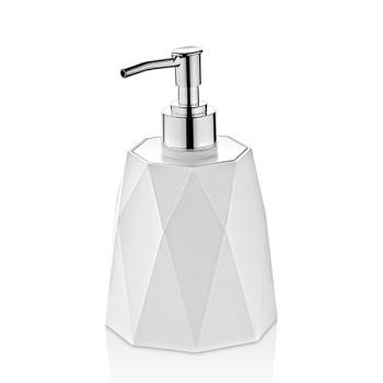 Дозатор для рідкого мила EmayHome Diamond білий арт.EH-430