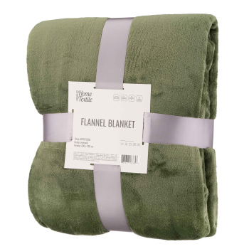 Плед ARDESTO Flannel, 200x220см, 100% поліестер, зелений Плед ARDESTO Flannel, 200x220см, 100% поліестер, зелений