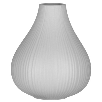 Ваза порцелянова Ardesto Lucca 13*15,5см сіра AR3802G