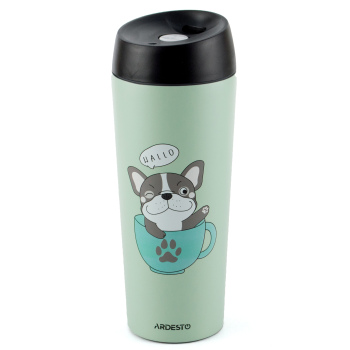 Термочашка ARDESTO Coffee time Frenchie 450 мл AR2645DG Термочашка ARDESTO Coffee time Frenchie 450 мл AR2645DG