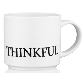 ARDESTO Чашка Thinkful, 420мл, кераміка, білий AR3043W ARDESTO Чашка Thinkful, 420мл, кераміка, білий AR3043W
