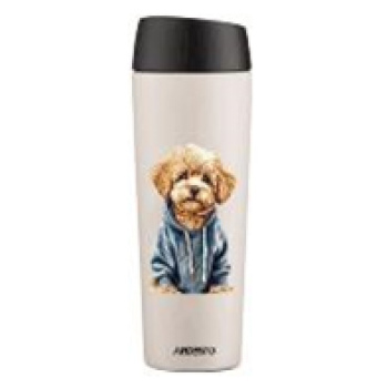 ARDESTO Термокухоль Coffee Time Maltipoo 450мл, нержавіюча сталь, бежевий AR2645MP ARDESTO Термокухоль Coffee Time Maltipoo 450мл, нержавіюча сталь, бежевий AR2645MP