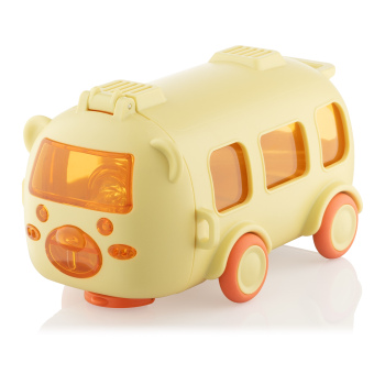 Пляшка для води Ardesto Bear Bus 500мл, пластик, жовтий Пляшка для води Ardesto Bear Bus 500мл, пластик, жовтий