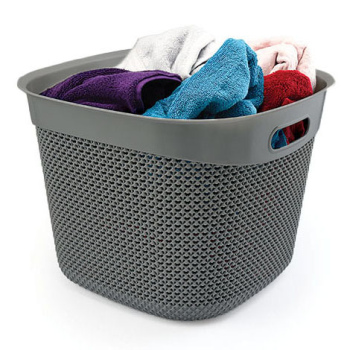Корзина для зберігання UCSAN DROP Grey 36л