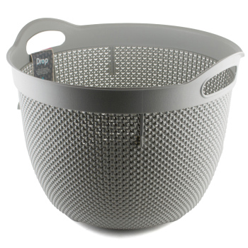Кругла корзина 30л UCSAN DROP Grey