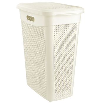 Корзина для білизни UCSAN KNIT Ivory 43л