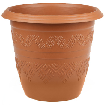 Пластиковий вазон без підставки 4л OTANTIK Terracotta
