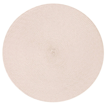 Круглий сервірувальний килимок 38см Ardesto Beige