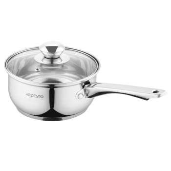 Ківш зі скляною кришкою Ardesto Gemini Gourmet Spoleto 1.4л AR1914GSS Ківш зі скляною кришкою Ardesto Gemini Gourmet Spoleto 1.4л AR1914GSS