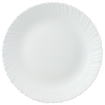 Тарілка глибока Paola Classic 21,5 см, біла, склокераміка