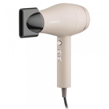 Фен Ardesto Pearl Cream HD-Y700PERL, 1800-2000Вт, 2 швидкості, 3 темп.режими, бежевий Фен Ardesto Pearl Cream HD-Y700PERL, 1800-2000Вт, 2 швидкості, 3 темп.режими, бежевий