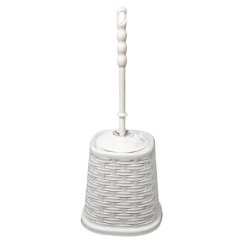 Щітка - йорж для туалету DÜNYA Rattan White