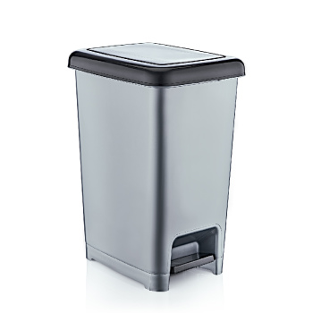 Відро для сміття з педаллю DÜNYA Slim Pearl 40л