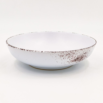 Тарілка супова Ardesto Lucca Winter white, 20см, кераміка, білий
