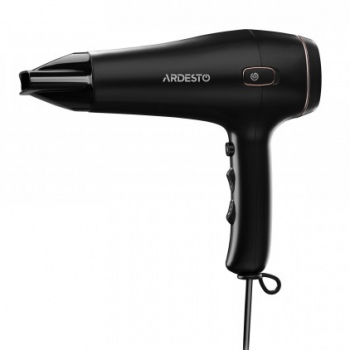 Фен ARDESTO HD-Y210, 1750-2100Вт, 2 швидкості, 3темп.режими, авто.змотування шнура, чорний Фен ARDESTO HD-Y210, 1750-2100Вт, 2 швидкості, 3темп.режими, авто.змотування шнура, чорний