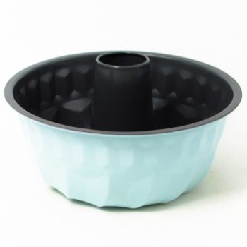 Форма для випікання кексу Ardesto Tasty baking, 22x11.6см, вуглецева сталь, кругла, сіро-блакитний Форма для випікання кексу Ardesto Tasty baking, 22x11.6см, вуглецева сталь, кругла, сіро-блакитний